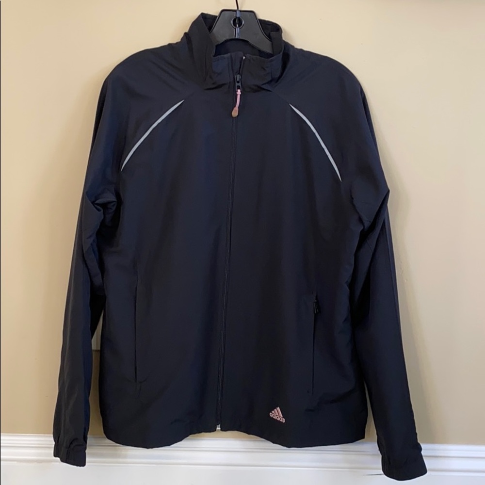 Vintage Adidas reflective windbreaker jacket